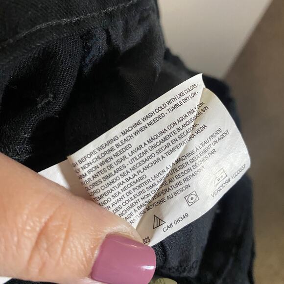 Gloria Vanderbilt Amanda Stretch High Rise Straight Leg Jeans Black Sz 14 NWOT - Picture 12 of 14